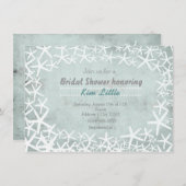 黒板チョークヴィンテージビーチヒトデ招待状 招待状 (正面/裏面)