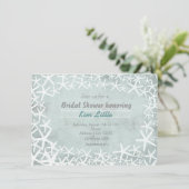 黒板チョークヴィンテージビーチヒトデ招待状 招待状 (スタンド正面)