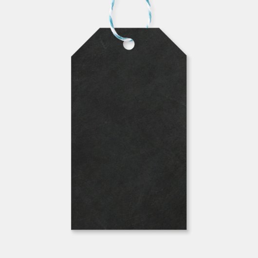 黒板チョーク氏ミセス結婚婚約 ギフトタグ (裏面)