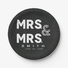 黒板チョーク氏MRゲイ結婚婚約 ペーパープレート