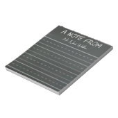 黒板テーマのメモ ノートパッド (回転)