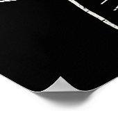 黒板ドードレス50周年パーソナライズされた ポスター (角)