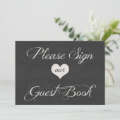 黒板ハートの結婚式 | ゲストブック (スタンド正面)