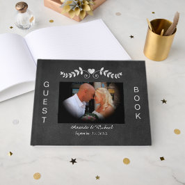 黒板ハートス結婚クロール ゲストブック