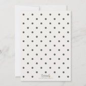 黒板ハートツインツインズボーイアンドガールベビーシャワー 招待状 (裏面)