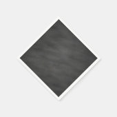黒板バックグランドグレーブラックチョークボー空白のド スタンダードカクテルナプキン (角)