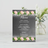 黒板バラ結婚のメニュー メニュー (スタンド正面)