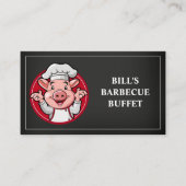 黒板バーベキュービジネスカード 名刺 (正面)