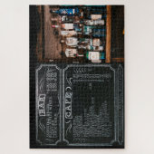 黒板バーメニューパズル ジグソーパズル (縦)