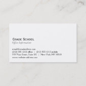 黒板パネル 名刺 (裏面)