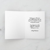 黒板パパメリークリスマスカード シーズンカード (内部)