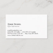 黒板パープルパネル 名刺 (裏面)