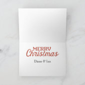 黒板フォトクリスマスカード シーズンカード (内部)