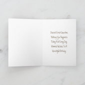 黒板フラワーグ素晴らしーマーン誕生日カード シーズンカード (内部)