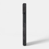 黒板フレーズ モノグラム iPhoneケース (左側面)