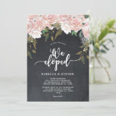 黒板フローラモダンが招待を開始しました 招待状 (スタンド正面)