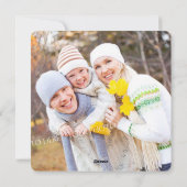 黒板フローラリースハッピーニューイヤー シーズンカード (裏面)