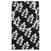 黒板フローラリーフ結婚式の引き出物 スモールペーパーバッグ (裏面)