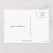 黒板フローラ園ホリデーカード シーズンポストカード (裏面)