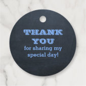 黒板ブルー名ロゴ フェイバータグ (裏面)