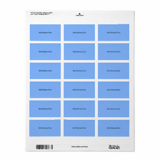 黒板ブルー調整住所 シール