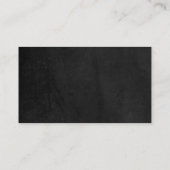 黒板プロフェッショナルエレガント黒板シンプル 名刺 (裏面)