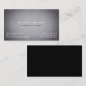 黒板プロフェッショナルエレガント黒板シンプル 名刺 (正面/裏面)