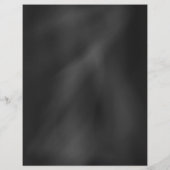 黒板ヘアサロンプロモーションフライヤー チラシ (裏面)