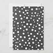 黒板ベビーザコールドアウトサイド招待状 招待状 (裏面)