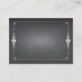 黒板ベビーシャワーブック挿入要求カード エンクロージャーカード (裏面)