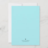 黒板ベビーシャワー招待状 招待状 (裏面)