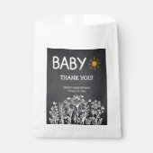 黒板ベビー春スケッチベビーシャワー フェイバーバッグ (正面)
