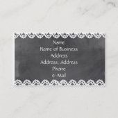 黒板ベーカリー名刺入りケーキ 名刺 (裏面)