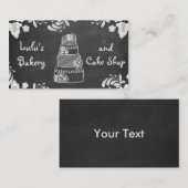 黒板ベーカリー名刺 名刺 (正面/裏面)