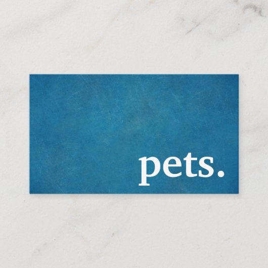 黒板ペモダンット。ロイヤリティパンチカード 名刺 (正面)