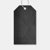 黒板ホットエアバルーン結婚のコレクション ギフトタグ (裏面)