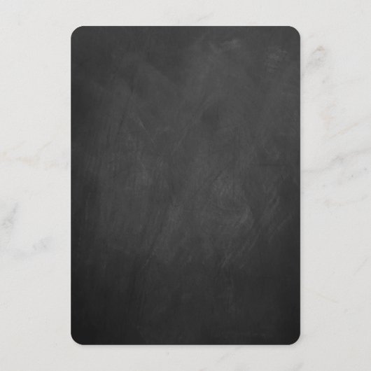 黒板ホットエアバルーン結婚のコレクション メニュー (裏面)