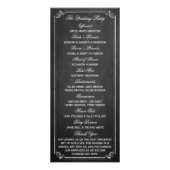 黒板ホットエアバルーン結婚式 プログラム (裏面)