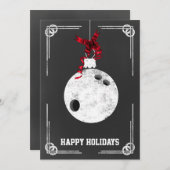 黒板ボーリングクリスマスカード シーズンカード (正面/裏面)