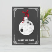 黒板ボーリングクリスマスカード シーズンカード (スタンド正面)
