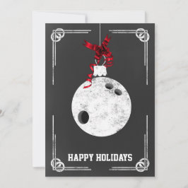 黒板ボーリングクリスマスカード シーズンカード