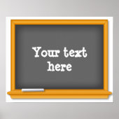 黒板ポスター ポスター (正面)