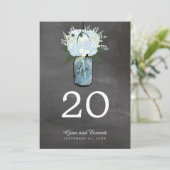 黒板メイスンジャージョンジアス |テーブル番号 招待状 (スタンド正面)