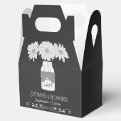 黒板メイスンジャーパーソナライズされたビーフボックス フェイバーボックス (オープン)