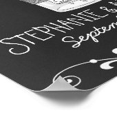 黒板メイスンジャーパーソナライズされたポスター ポスター (角)