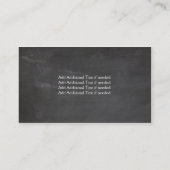 黒板メイソンジャー&アジサイ 名刺 (裏面)