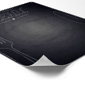 黒板メニュー ポスター (角)