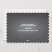 黒板メリークリスマスフォトコラージュ シーズンカード (裏面)