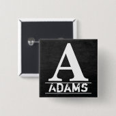 黒板モノグラム 缶バッジ (正面&裏面)