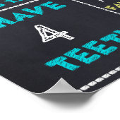 黒板モンスターマイルストーン第1回バースデーポスター ポスター (角)